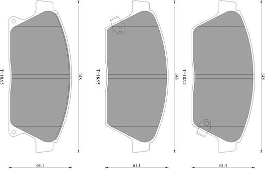 BOSCH 0 986 T11 145 - Kit pastiglie freno, Freno a disco autozon.pro