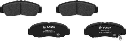 BOSCH 0 986 T11 321 - Kit pastiglie freno, Freno a disco autozon.pro