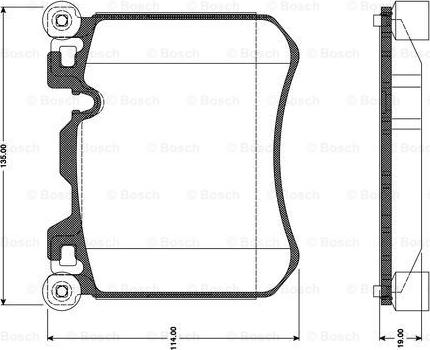 BOSCH 0 986 TB3 099 - Kit pastiglie freno, Freno a disco autozon.pro