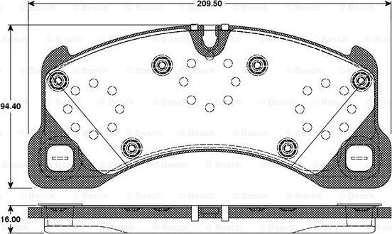 BOSCH 0 986 TB3 087 - Kit pastiglie freno, Freno a disco autozon.pro