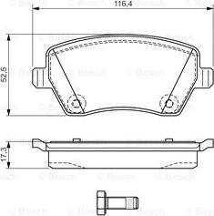 BOSCH 0 986 TB3 159 - Kit pastiglie freno, Freno a disco autozon.pro