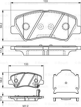 BOSCH 0 986 TB3 160 - Kit pastiglie freno, Freno a disco autozon.pro