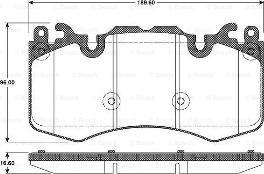 BOSCH 0 986 TB3 110 - Kit pastiglie freno, Freno a disco autozon.pro