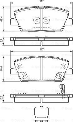 BOSCH 0 986 TB3 189 - Kit pastiglie freno, Freno a disco autozon.pro