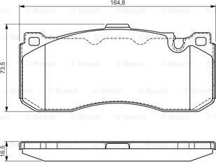 BOSCH 0 986 TB3 181 - Kit pastiglie freno, Freno a disco autozon.pro