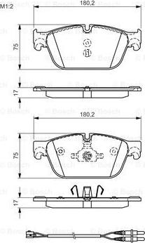 BOSCH 0 986 TB3 183 - Kit pastiglie freno, Freno a disco autozon.pro