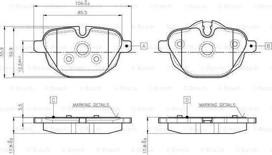 BOSCH 0 986 TB3 139 - Kit pastiglie freno, Freno a disco autozon.pro