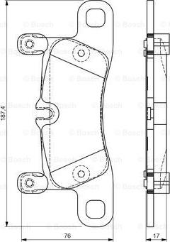 BOSCH 0 986 TB3 219 - Kit pastiglie freno, Freno a disco autozon.pro