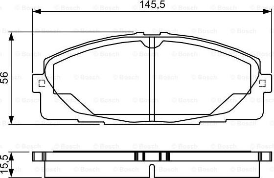 BOSCH 0 986 TB3 214 - Kit pastiglie freno, Freno a disco autozon.pro