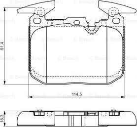 BOSCH 0 986 TB3 211 - Kit pastiglie freno, Freno a disco autozon.pro