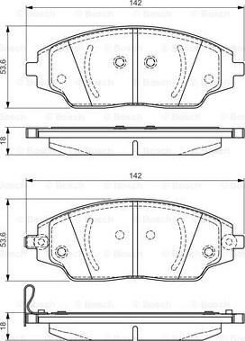 BOSCH 0 986 TB3 229 - Kit pastiglie freno, Freno a disco autozon.pro