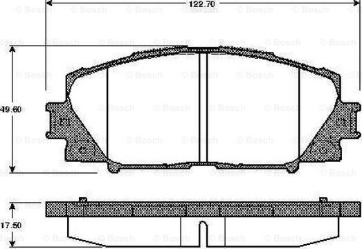 BOSCH 0 986 TB2 940 - Kit pastiglie freno, Freno a disco autozon.pro