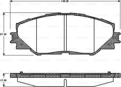 BOSCH 0 986 TB2 942 - Kit pastiglie freno, Freno a disco autozon.pro