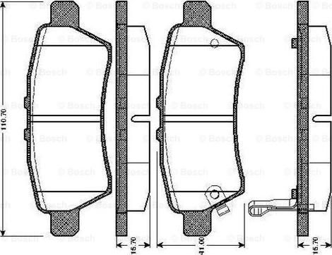 ATE 605784 - Kit pastiglie freno, Freno a disco autozon.pro