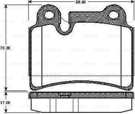 BOSCH 0 986 TB2 979 - Kit pastiglie freno, Freno a disco autozon.pro