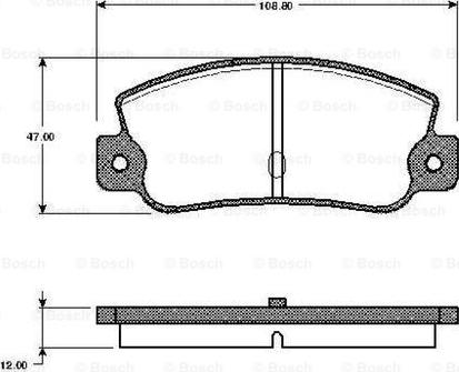 BOSCH 0 986 TB2 481 - Kit pastiglie freno, Freno a disco autozon.pro