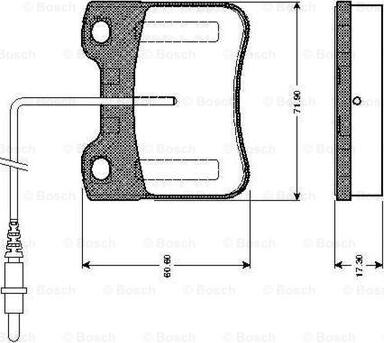 BOSCH 0 986 TB2 582 - Kit pastiglie freno, Freno a disco autozon.pro