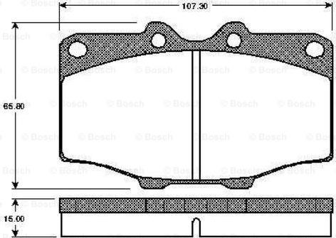 BOSCH 0 986 TB2 069 - Kit pastiglie freno, Freno a disco autozon.pro