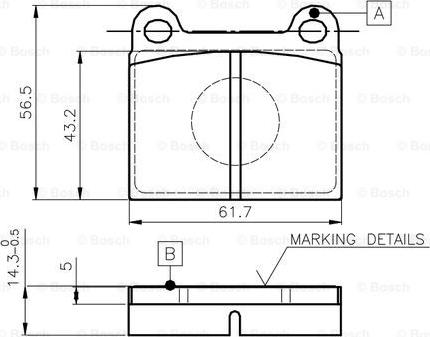 BENDIX 571417X - Kit pastiglie freno, Freno a disco autozon.pro