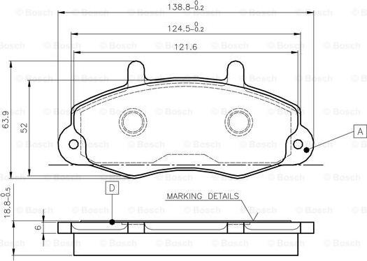 BOSCH 0 986 TB2 019 - Kit pastiglie freno, Freno a disco autozon.pro