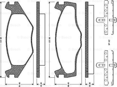 BOSCH 0 986 TB2 089 - Kit pastiglie freno, Freno a disco autozon.pro