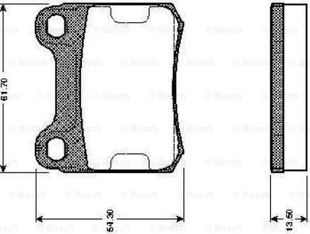 BOSCH 0 986 TB2 084 - Kit pastiglie freno, Freno a disco autozon.pro