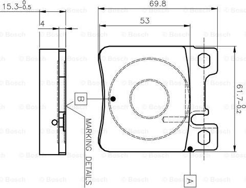 BOSCH 0 986 TB2 022 - Kit pastiglie freno, Freno a disco autozon.pro