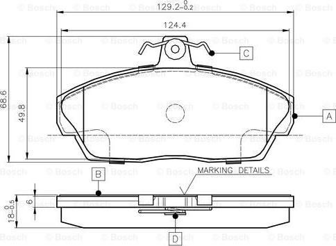 BOSCH 0 986 TB2 189 - Kit pastiglie freno, Freno a disco autozon.pro