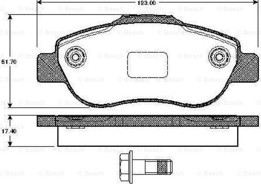 BOSCH 0 986 TB2 879 - Kit pastiglie freno, Freno a disco autozon.pro