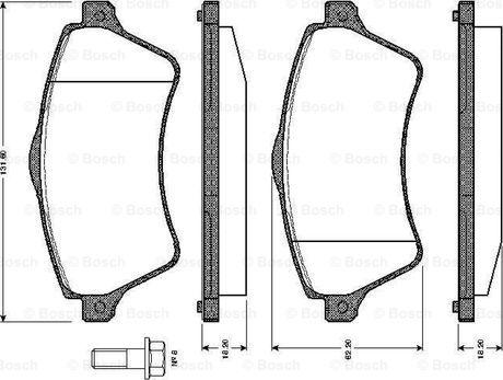 BOSCH 0 986 TB2 396 - Kit pastiglie freno, Freno a disco autozon.pro