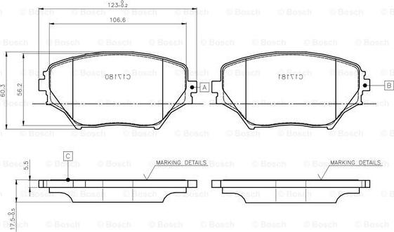 BOSCH 0 986 TB2 390 - Kit pastiglie freno, Freno a disco autozon.pro