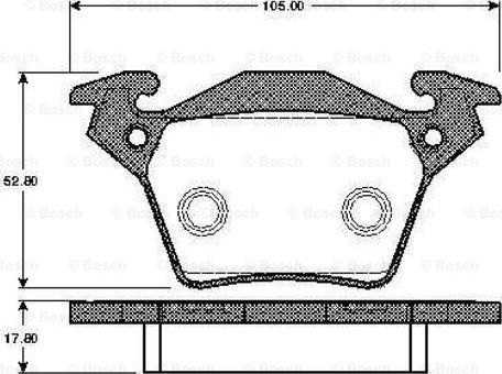 BOSCH 0 986 TB2 354 - Kit pastiglie freno, Freno a disco autozon.pro