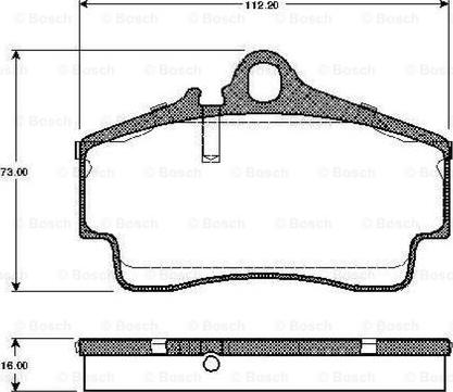 BOSCH 0 986 TB2 765 - Kit pastiglie freno, Freno a disco autozon.pro