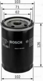 BOSCH 0 986 TF0 036 - Filtro carburante autozon.pro