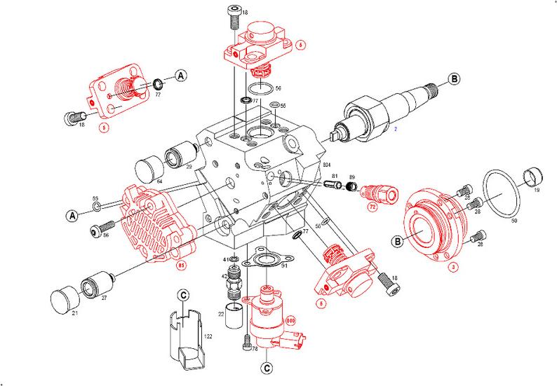 BOSCH 0 445 010 206 - Pompa ad alta pressione autozon.pro