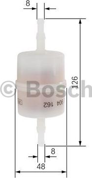 BOSCH 0 450 904 162 - Filtro carburante autozon.pro