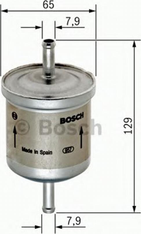 BOSCH 0450905974 - Filtro carburante autozon.pro