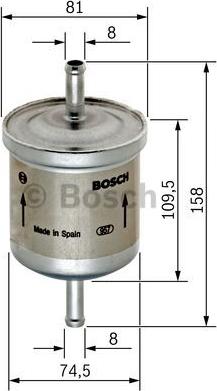 BOSCH 0 450 905 095 - Filtro carburante autozon.pro