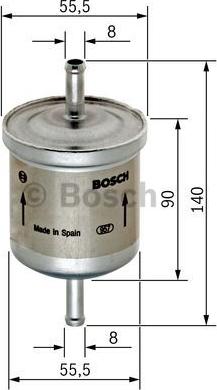 BOSCH 0 450 905 280 - Filtro carburante autozon.pro