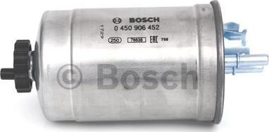 BOSCH 0 450 906 452 - Filtro carburante autozon.pro