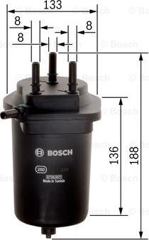 BOSCH 0 450 906 469 - Filtro carburante autozon.pro