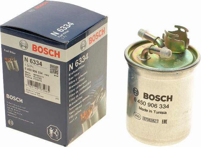 BOSCH 0 450 906 334 - Filtro carburante autozon.pro