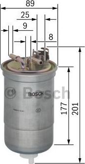 BOSCH 0 450 906 295 - Filtro carburante autozon.pro