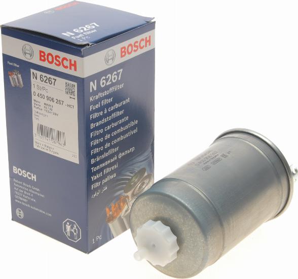 BOSCH 0 450 906 267 - Filtro carburante autozon.pro