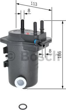 BOSCH 0 450 907 008 - Filtro carburante autozon.pro