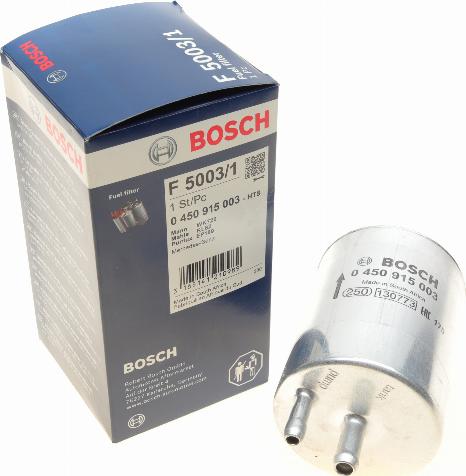 BOSCH 0 450 915 003 - Filtro carburante autozon.pro