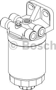 BOSCH 0 450 133 176 - Filtro carburante autozon.pro