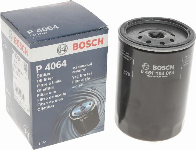 BOSCH 0 451 104 064 - Filtro olio autozon.pro