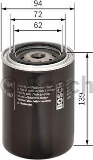 BOSCH 0 451 104 067 - Filtro olio autozon.pro