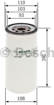 BOSCH 0 451 104 010 - Filtro olio autozon.pro